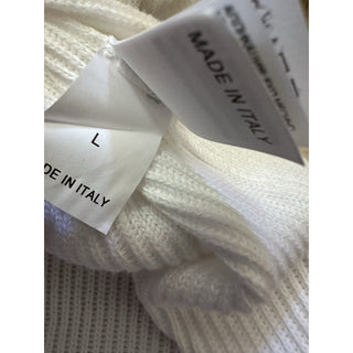 Brunello Cucinelli Rib Knit Cotton Midi Dress Size L New $3695