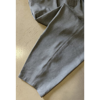 NWT $1695 Giorgio Armani Men Linen/Viscose Pants sage gray 32 US/48 Eu