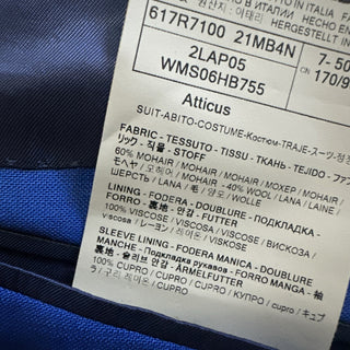 NWT $6950 TOM FORD Men Atticus Suit Royal Blue 40 US/50 Eu Italy