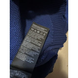 NWT $890 Saint Laurent Men’s Crewneck Sweater Blue Size XL Italy