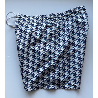 Gucci Geometric Star Print Swim Shorts Blue/White Men 30 US (46 Euro) 790916 NWT