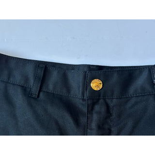 Versace Heritage Print Black Drill Fabric Shorts 50 Euro (34”) 1014373 NWT $900