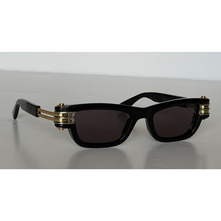 Bottega Veneta Unisex Bolt Squared Sunglasses Black BV1308S Made in Japan NIB