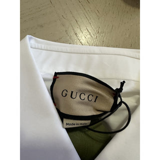 New Gucci Men’s Dress Shirt White 46/18 Italy