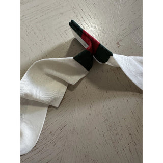NWT Gucci Socks White Green Red Size S Italy