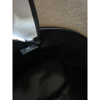 NWT $895 Saint Laurent Men Lane Felt Fedora Hat Gold Size M Italy