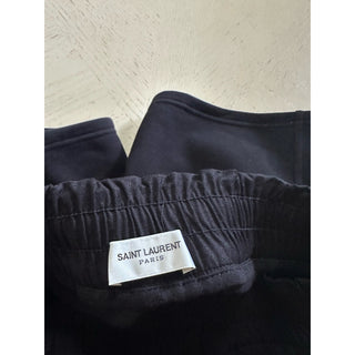 NWT $990 Saint Laurent Men Drawstring Short Pants Black Size S