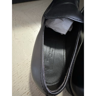 ZEGNA Leather Loafers Shoes Black 9.5 US/42.5 Eu New $840