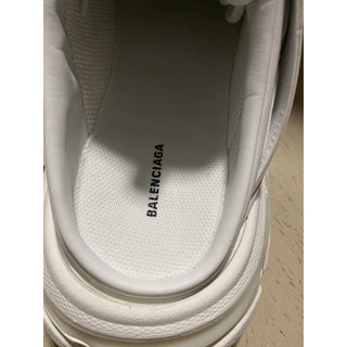 NIB $950 Balenciaga Women Track Lace-Up Mule Sneakers White 11 US/41 Eu