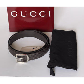 Gucci Men’s Microguccissima Soft Leather Belt Brown 110/44 510309 Italy NWT