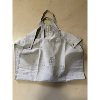 Brand New Brunello Cucinelli Garment (Suit) Bag Gray