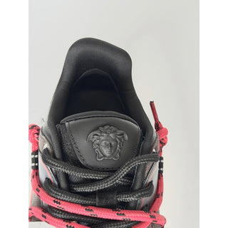 Versace Men's Greca Sneakers Red/Gray 14 US (47 Euro) IT 1021490 NIB