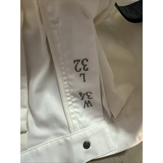 New $795 Giorgio Armani Men’s Pants Jeans White Size 34 Made In Italy