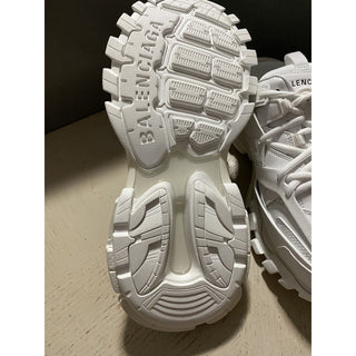 NIB $950 Balenciaga Women Track Lace-Up Mule Sneakers White 11 US/41 Eu