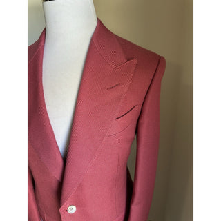 NWT $5890 TOM FORD Men Shelton Sport Coat Jacket Blazer Rose Pink 44R US/54R Eu