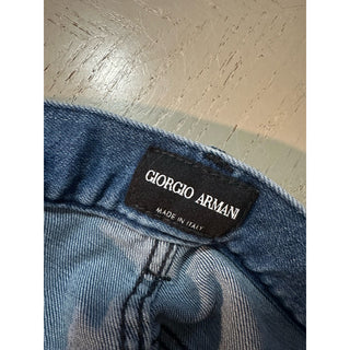 New $695 Giorgio Armani Men’s Pants Jeans Blue Size 36 Made In Italy