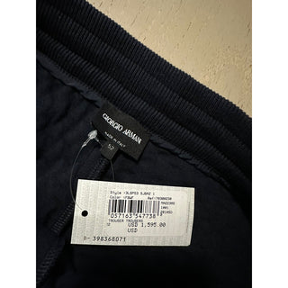NWT $1595 Giorgio Armani Mens Sweatpants Jogging Pants Navy 36 US/52 Italy