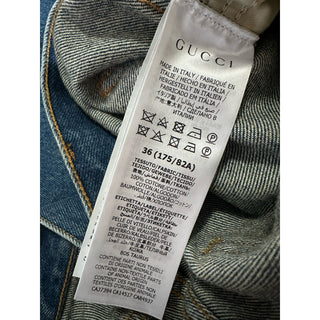 NWT $1180 Gucci Men Denim Jeans Pants Blue Size 36
