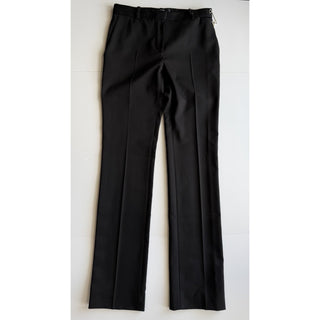 Versace Women's Black Safety Pin Wool Slim Pants 2 US (38 Eu) 1018021 NWT $1150