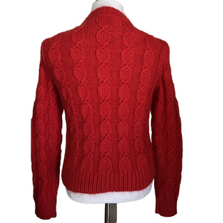 NWT $1190 Saint Laurent Men’s Crewneck Sweater Red Size S Italy