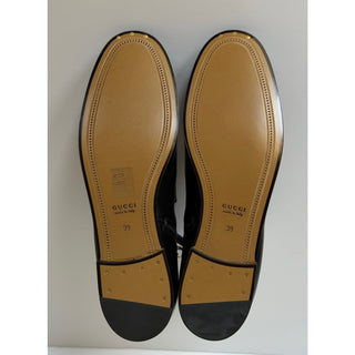 Gucci Women's Leather Horsebit Black Ankle Boots 9 US (39 Euro) IT 831013 NIB