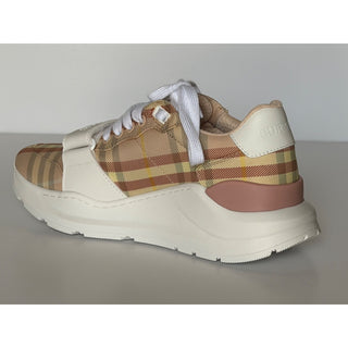 Burberry Women’s Teacup IP Check Sneakers 8.5 US (38.5) Italy 8112440 NIB $850