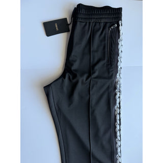 Versace Men's Chain Medusa Print Black Activewear Pants 2XL 1023099 NWT $1200