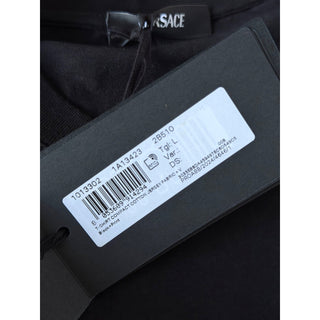Versace Men’s Logo Compact Cotton Jersey T-Shirt Black L 1013302 NWT $750