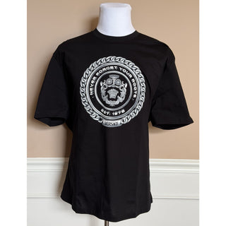 Versace Medusa Never Forget Your Roots Black T-Shirt 4XL 1013302 IT NWT $800