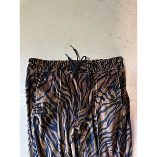 New $1590 TOM FORD Men Drawstring Track Pants Black/Brown Size 54 Eu/38 Italy