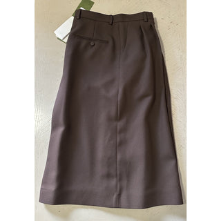 New $900 Gucci Skirt Pants Pants DK Brown 48 Eu