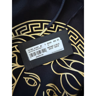 Versace Medusa Logo Hoodie Black Gold Men 5XL 1011853 1A14057 NWT $1050