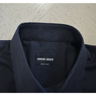 Giorgio Armani Men’s Dress Shirt Black Size 41/16 Italy