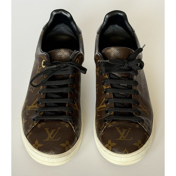 Louis Vuitton Women’s Monogram Frontrow Brown Sneakers Size 8.5 US (38.5 Eu) IT