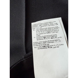 Versace Women's Black Safety Pin Wool Slim Pants 2 US (38 Eu) 1018021 NWT $1150