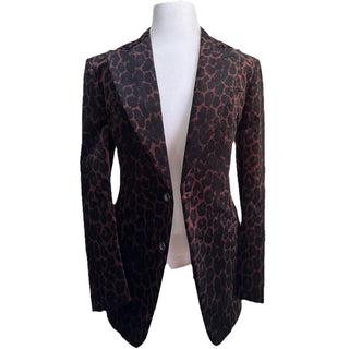 NWT $7170 TOM FORD Men Velvet Sport Coat Jacket Blazer Black/Brown 42R US/52R Eu