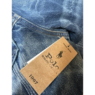 Polo Ralph Lauren Men Faux-Shearling-Lined Denim Jacket Blue Size S