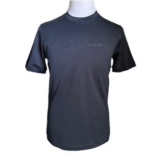 NWT Giorgio Armani Mens T Shirt Navy 46 Eu/S US Made In Italy