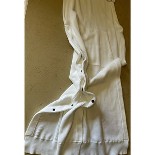 Brunello Cucinelli Rib Knit Cotton Midi Dress Size L New $3695