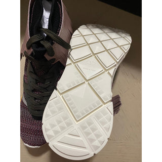 NIB $945 Valentino Garavani Colorblock&Leather Sneakers Lipstick 9 US/42 E Italy