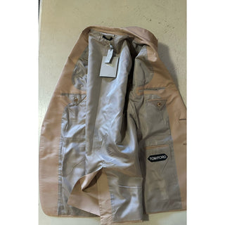 NWT $6050 TOM FORD Men Shelton Suit LT Camel 44 US/54 Eu Italy