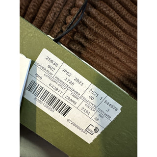 Gucci Men Corduroy Pants DK Brown 32 US ( 48 Eu ) Italy New $1250