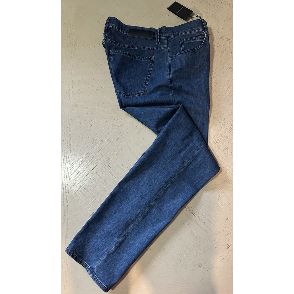 New $695 Giorgio Armani Men’s Pants Jeans DK Blue Size 32 Italy