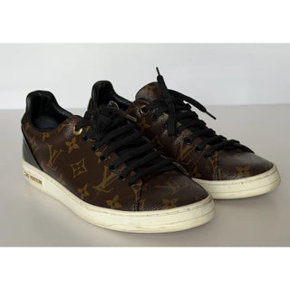 Louis Vuitton Women’s Monogram Frontrow Brown Sneakers Size 8.5 US (38.5 Eu) IT