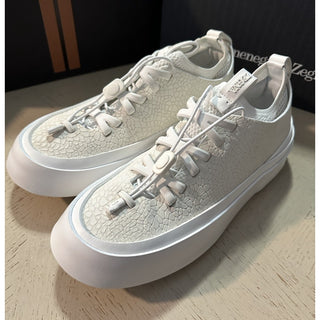 New $1290 ZEGNA MRBAILEY® Edition Triple Stitch Sneakers Shoes White 9 US/42 Eu