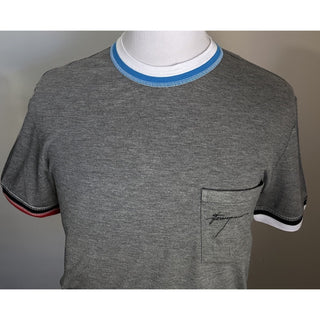 Ferragamo Men's Logo T-Shirt Size S Gray Italy New $590