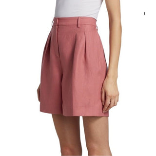 New $715 Loro Piana Linen Bermuda Shorts Color HALITE 46/12