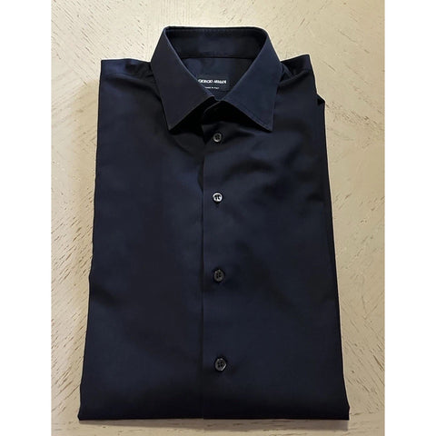 Giorgio Armani Men’s Dress Shirt Black Size 41/16 Italy