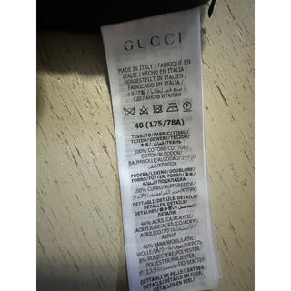 Gucci Men Dress Pants Navy 32 US/48 Eu New $1200