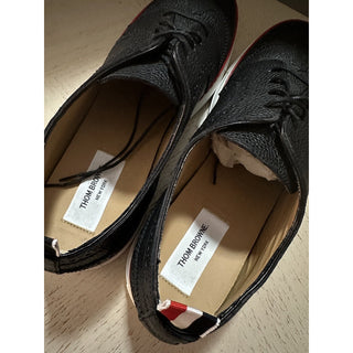 NIB Thom Browne Men Leather Wingtip Oxford Brogues Sneakers Black 12 US/45 EU